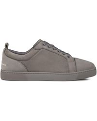 Christian Louboutin - Louis Jr Canopy Suede Sneakers - Lyst