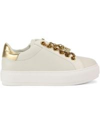 Kurt Geiger - Chain-Detail Charm Laney Sneakers - Lyst