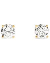 Harrods - And Diamond Stud Earrings - Lyst
