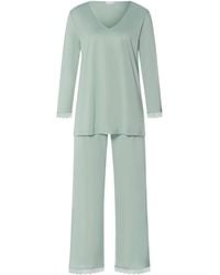 Hanro - Cotton Long Inaya Pyjama Set - Lyst