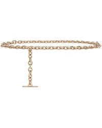 McQueen - T-Bar Chain Belt - Lyst