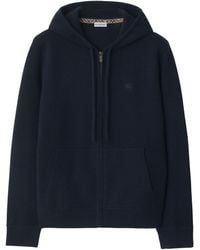 Burberry - Cashmere-Blend Zip-Up Slim Hoodie - Lyst