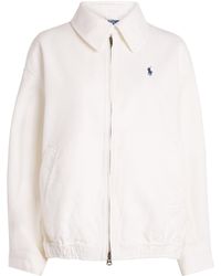 Polo Ralph Lauren - Twill Polo Pony Bomber Jacket - Lyst