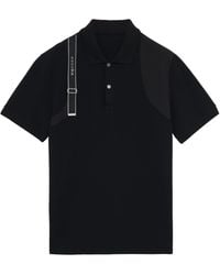 McQueen - 'Harness' Polo Shirt - Lyst