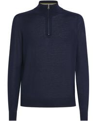 Paul Smith - Merino Wool Quarter-Zip Sweater - Lyst