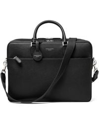 Aspinal of London - Leather 48 Hour Mount Street Travel Bag - Lyst