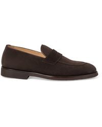 Brunello Cucinelli - Suede Loafer Sneakers - Lyst