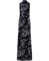 Talbot Runhof - Velvet Floral Sequin Gown - Lyst