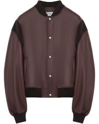 Loewe - Lamb Skin Bomber Jacket - Lyst