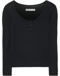 AllSaints - Jules Henley Long-Sleeve T-Shirt - Lyst