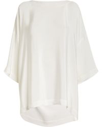 Eskandar - Silk Boat-Neck Tunic - Lyst