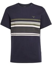 Barbour - Stripe Teeside T-Shirt - Lyst