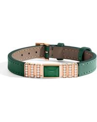 Marli New York - Diamond And Nappa Leather Unii Bracelet - Lyst