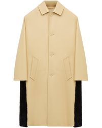 Loewe - Nappa Lambskin Shearling-Trim Coat - Lyst
