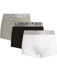 Calvin Klein - Reconsidered Steel Trunks (pack Of 3) - Lyst