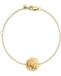 Monica Vinader - Vermeil Taurus Zodiac Bracelet - Lyst