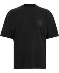 AllSaints - Organic Cotton Waved T-Shirt - Lyst