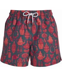 Derek Rose - Printed Maui Swim Shorts - Lyst