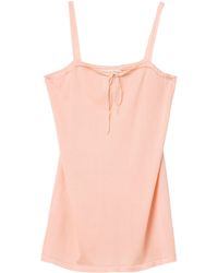 Miu Miu - Silk Slip Mini Dress - Lyst