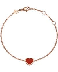Chopard - And Carnelian My Happy Hearts Bracelet - Lyst