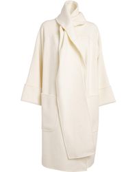 Wolk Morais - Cashmere Cunardier High Neck Coat - Lyst