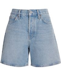 Agolde - Denim Dame Wide-Leg Shorts - Lyst