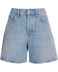 Agolde - Denim Dame Wide-Leg Shorts - Lyst