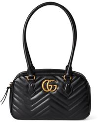Gucci - Small Gg Marmont Top-handle Bag - Lyst