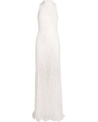Jenny Packham - Silk Sequinned Benue Gown - Lyst