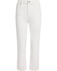 FRAME - The Pencil Crop Jeans - Lyst