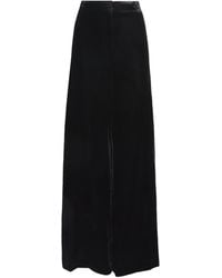Veronica Beard - Velvet Alex Wide-Leg Trousers - Lyst