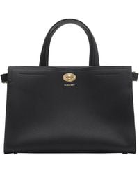 Burberry - Small Calfskin Cotswolds Tote Bag - Lyst