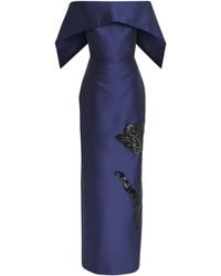 Erdem - Embellished Off-The-Shoulder Column Gown - Lyst