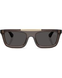 Burberry - Injected Be4451U Rectangle Sunglasses - Lyst