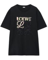Loewe - Glitch Anagram T-shirt - Lyst