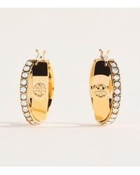 Tory Burch - Icon Double Hoop Earrings - Lyst