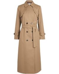 Sandro - Pleated Trench Coat - Lyst