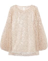 Marina Rinaldi - Sequin-Embellished Blouse - Lyst
