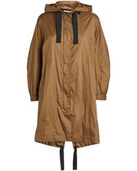 Max Mara Hooded Parka Coat - Orange