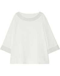 Marina Rinaldi - Scoop-Neck Blouse - Lyst