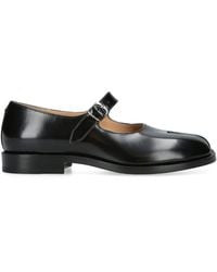 Maison Margiela - Leather Tabi Mary Jane Shoes - Lyst