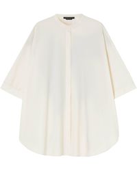 Marina Rinaldi - X Maccapani Cotton Printed Fly Shirt - Lyst