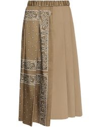 Weekend by Maxmara - Asymmetric Pleated Midi Skirt - Lyst