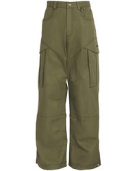 Off-White c/o Virgil Abloh - Off- Cotton Cargo Trousers - Lyst