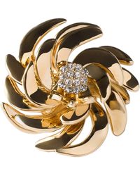Miu Miu - Crystal-Embellished Brooch - Lyst