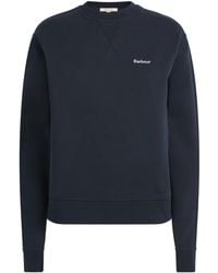 Barbour - Cotton Bede Logo Sweatshirt - Lyst