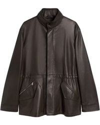 dunhill - Leather Jacket - Lyst