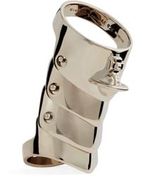 Vivienne Westwood - Sterling Armour Ring - Lyst