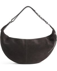 Lemaire - Suede Quiver Clip Shoulder Bag - Lyst