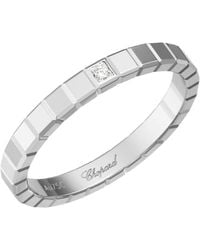 Chopard - And Diamond Ice Cube Ring - Lyst